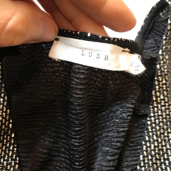 LUSH Sparkle V-Neck Dress - Medium - Picture 12 of 13